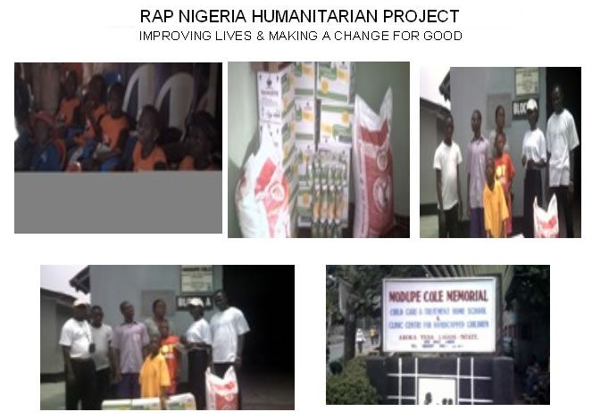 RAP NIGERIA YEAR HUMANITARIAN PROJECT 